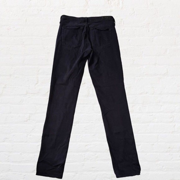 AG Adriano Goldschmied The Prima Mid‎ Rise Cigarette Jeans Dark Purple Size 26 - Picture 5 of 11